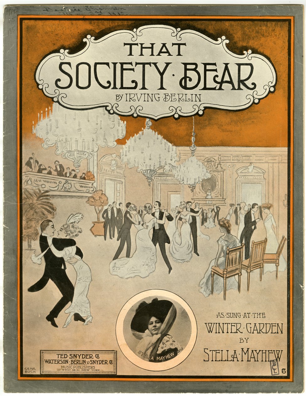 That Society Bear, 1912, nodecover, 1912 af American School