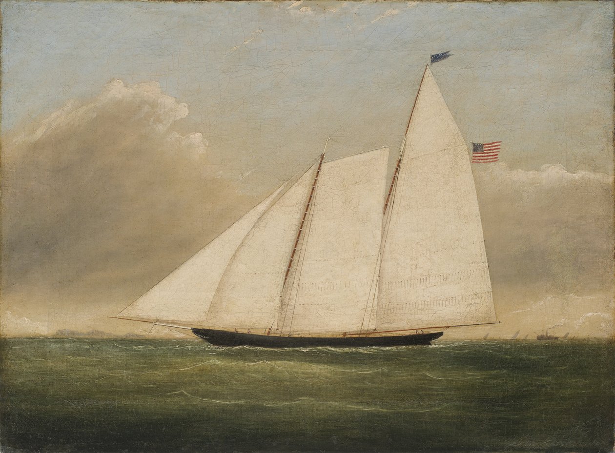 Yacht America, 1851 af American School