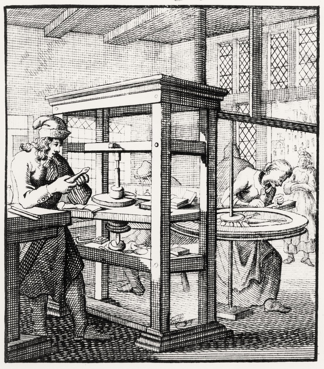 Diamantsliberen, 1718 af Dutch School
