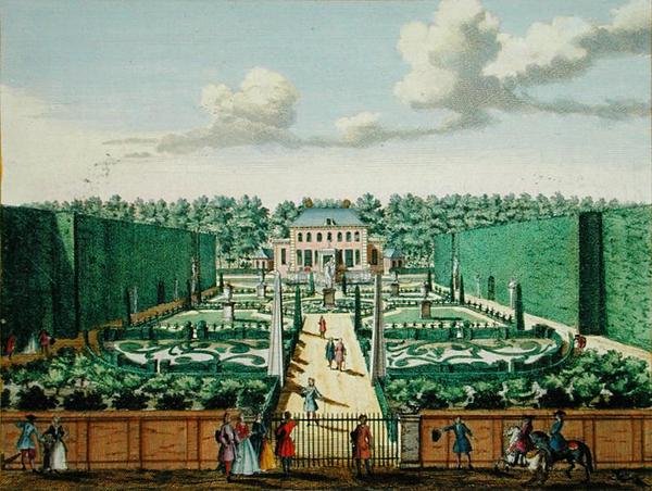 Watervliet, fra Het Zeganplant Kennemerlant, af Hendrick de Leth og Matthias Brouerius Van Nidek, udgivet ca. 1700-1730 (se også 172313, 172314) af Dutch School