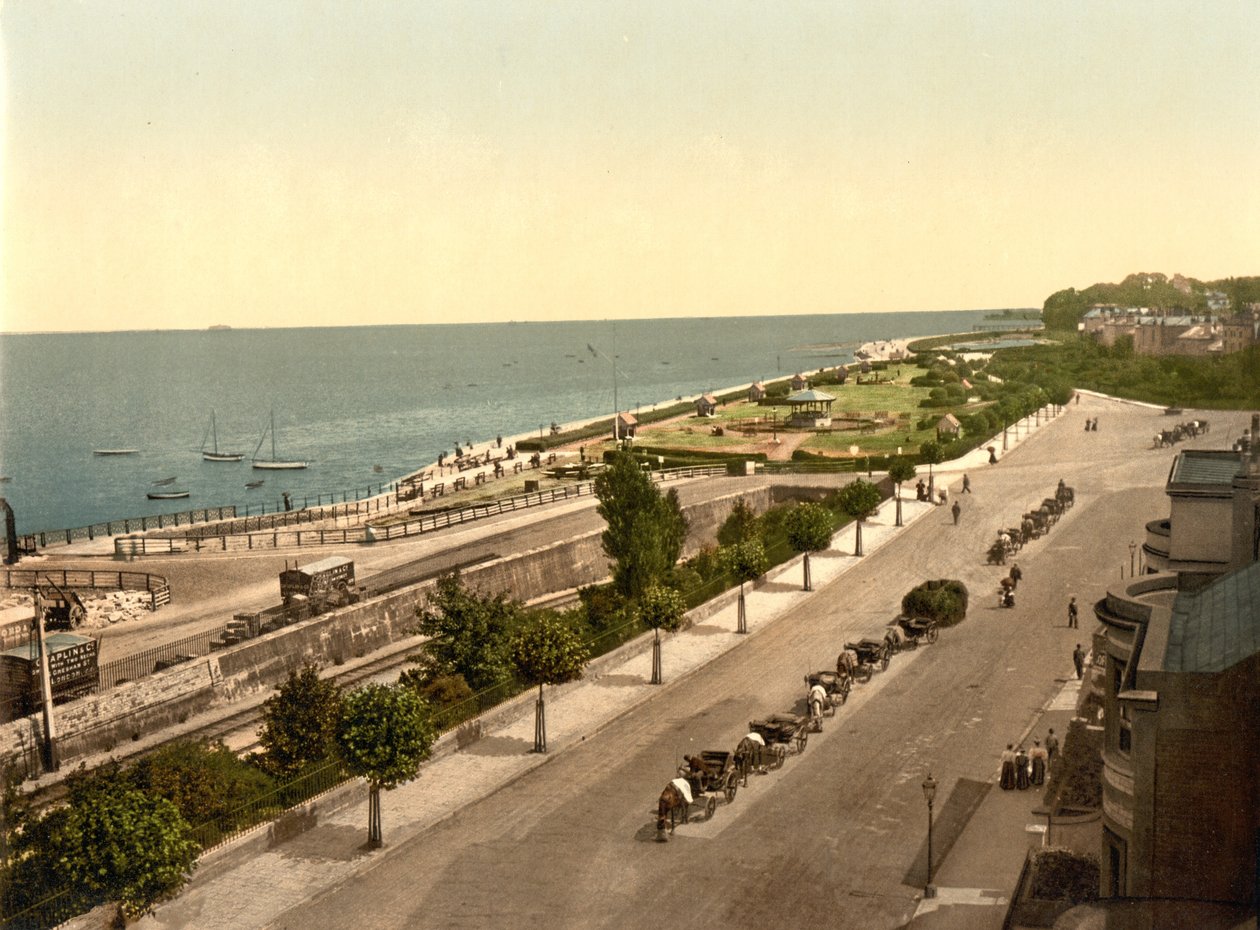 Ryde Esplanade, IOW, pub. ca. 1890 - 1900 (kromolitografi) af English Photographer