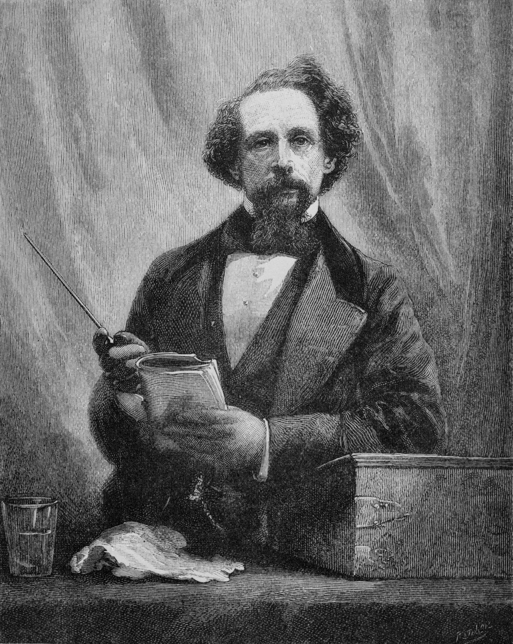 Charles Dickens, 1858 af English School