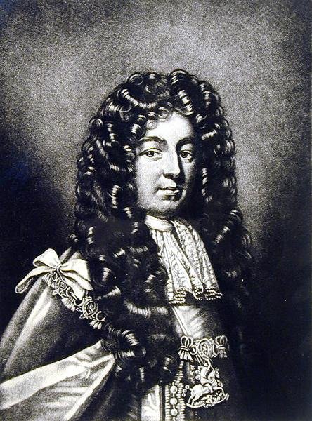 Charles Seymour (1662-1748) hertug af Somerset, illustration fra Portraits of Characters Illustrious in British History, indgraveret af Robert Dunkarton (1744-c.1817) (mezzotint) af English School