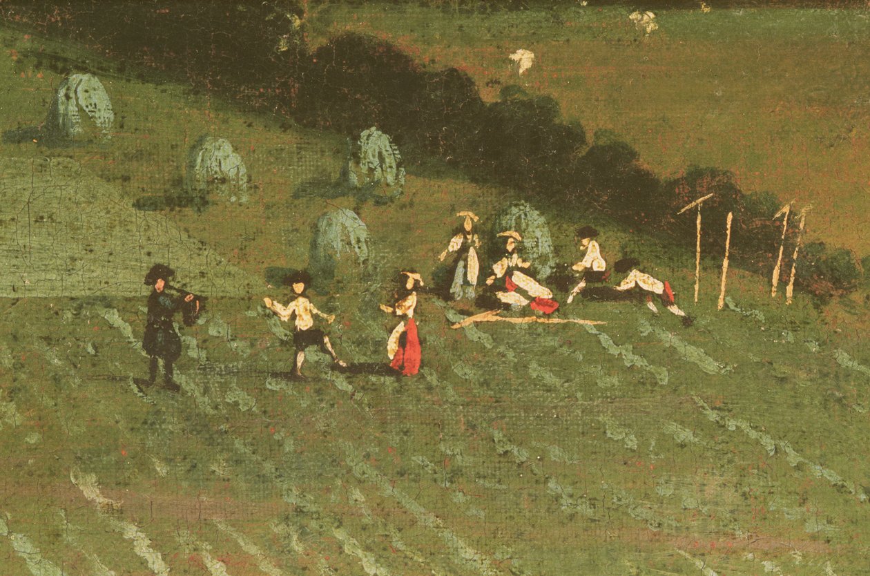 Country Round Dixton Manor, ca. 1725 (detaljer fra 18102) af English School