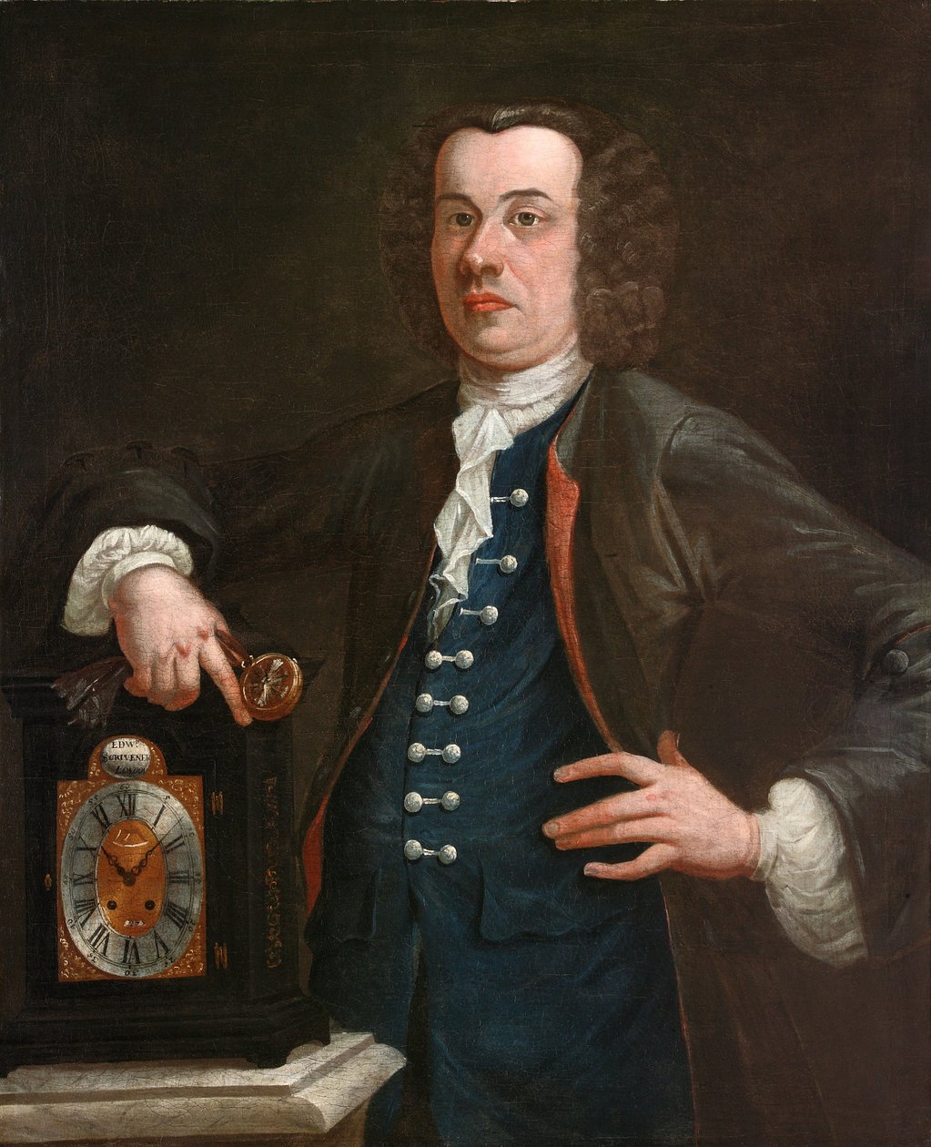 Edward Scrivener, ca. 1750 af English School