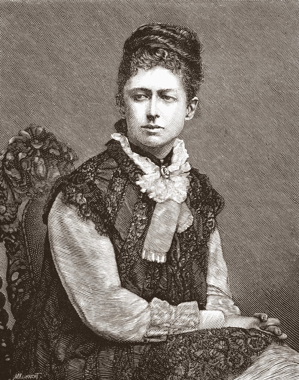 Elizabeth Southerden Thompson, fra The Magazine of Art, udgivet 1878 af English School