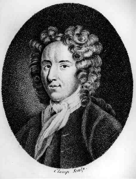George Farquhar (1678-1707), graveret af Claimp af English School