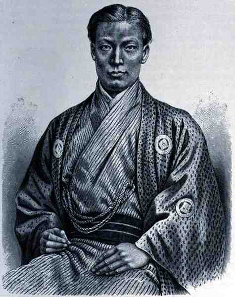 Japansk lærd, ledsager af den afdøde oberst von Seibold, fra The History of Mankind, bind III, af prof. Friedrich Ratzel, 1898 af English School