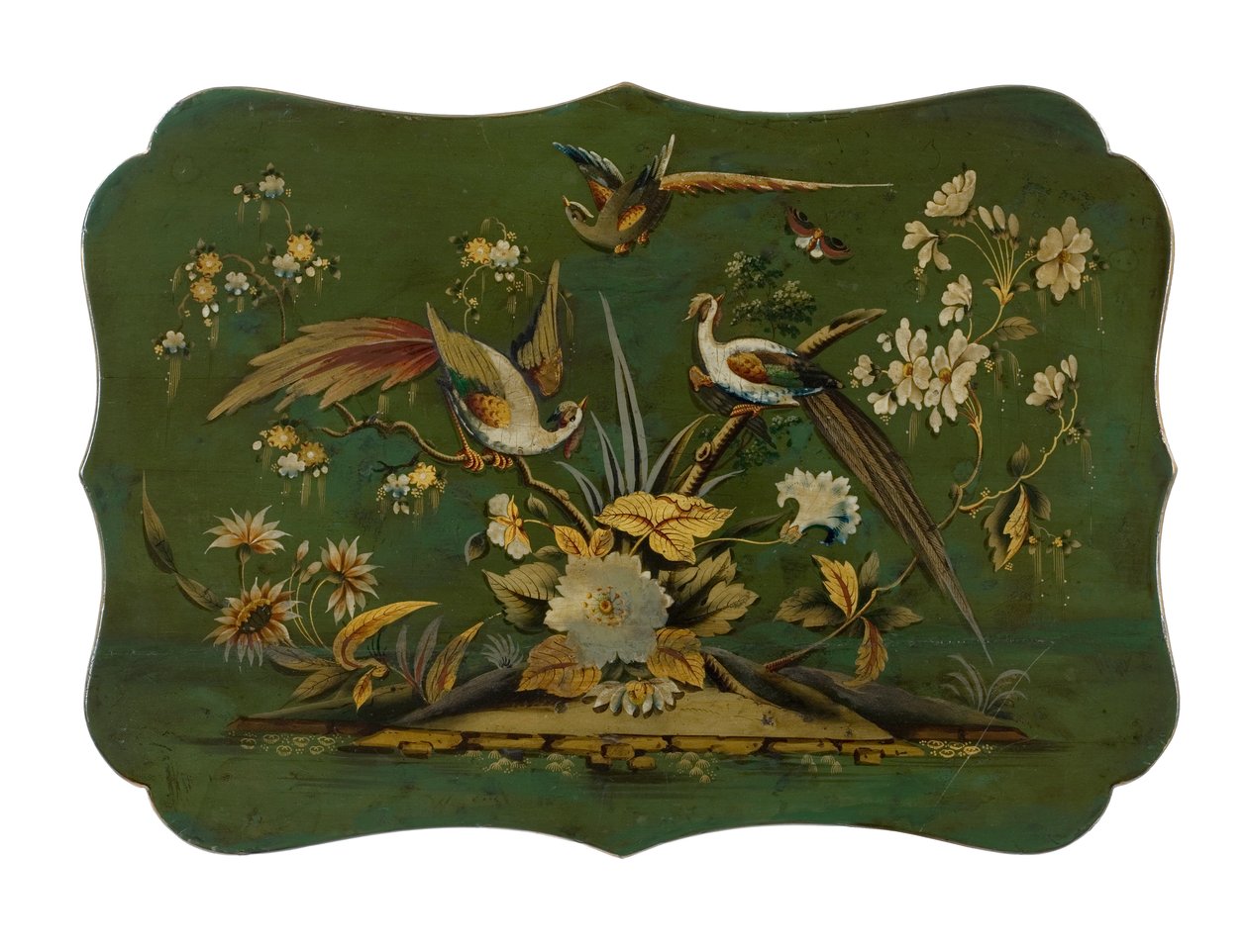Japanneret bord, detalje, ca. 1830-40 (bøg) af English School