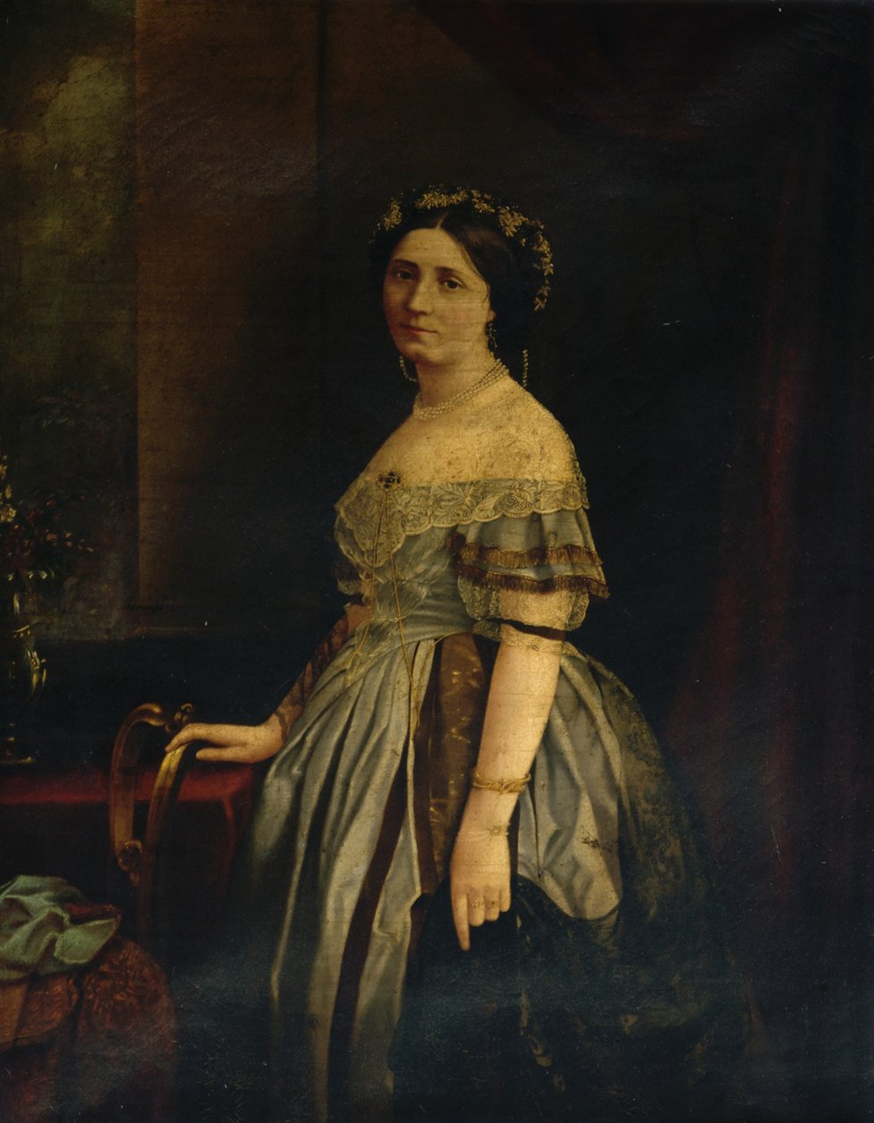 Lady of Tabley, ca. 1875 af English School