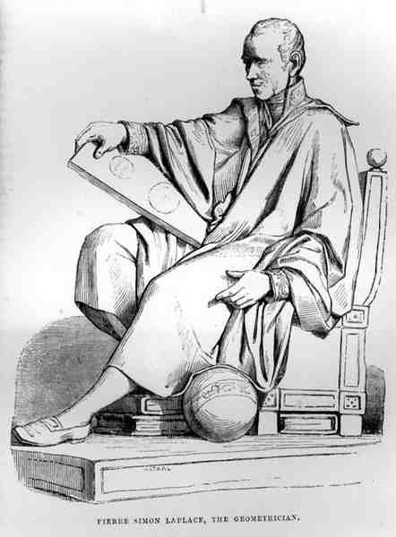 Pierre-Simon, Marquis de Laplace (1749-1827), fransk astronom og geometriker af English School
