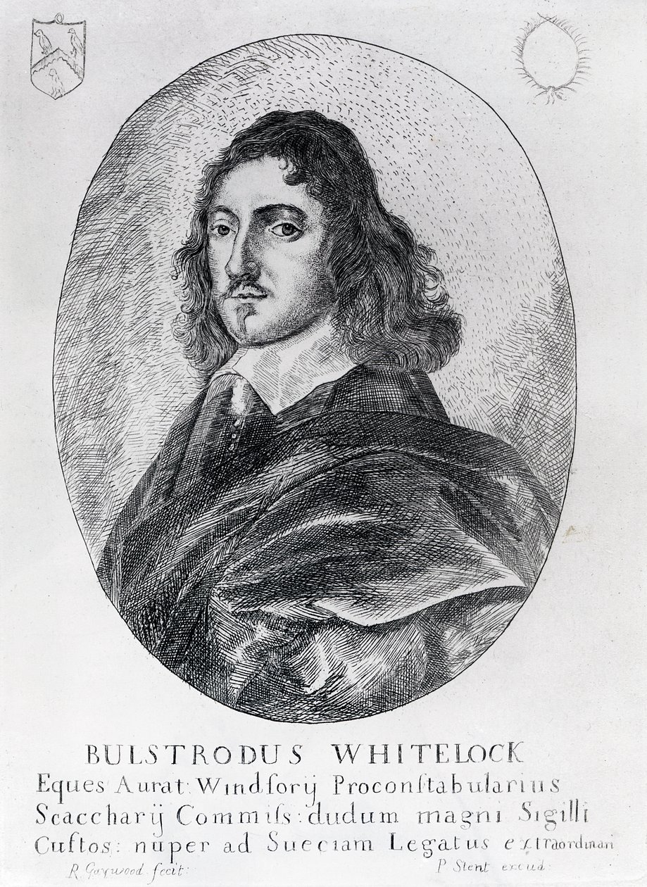 Portræt af Bulstrode Whitelock af English School