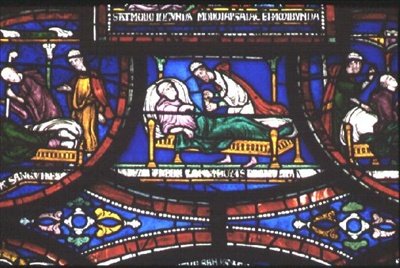 Scene fra livet af St. Thomas a Becket, Trinity Chapel Windows, c.1220 af English School