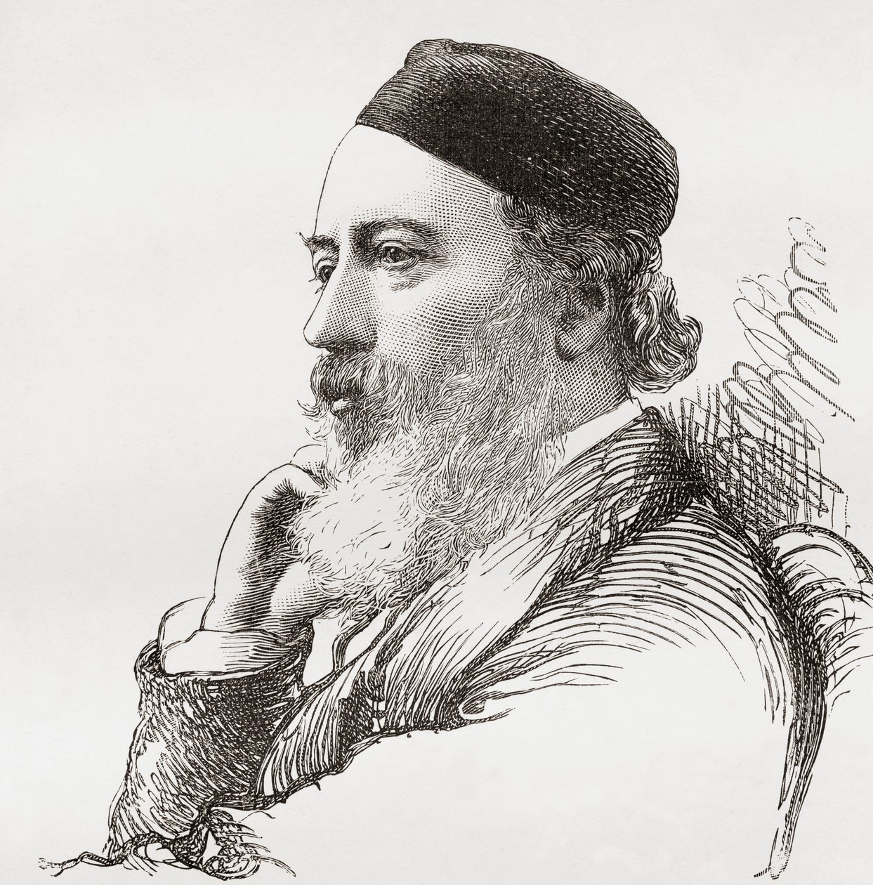 Sir John Gilbert, fra The Magazine of Art, udgivet 1878 af English School