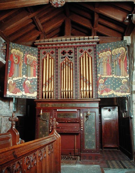 Orgelet i All Saints Church, Theddingworth af English School