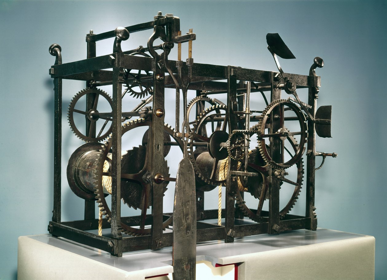 Turret ur lavet af William Clement fra London til Kings College, Cambridge, 1671 (jern) af English School