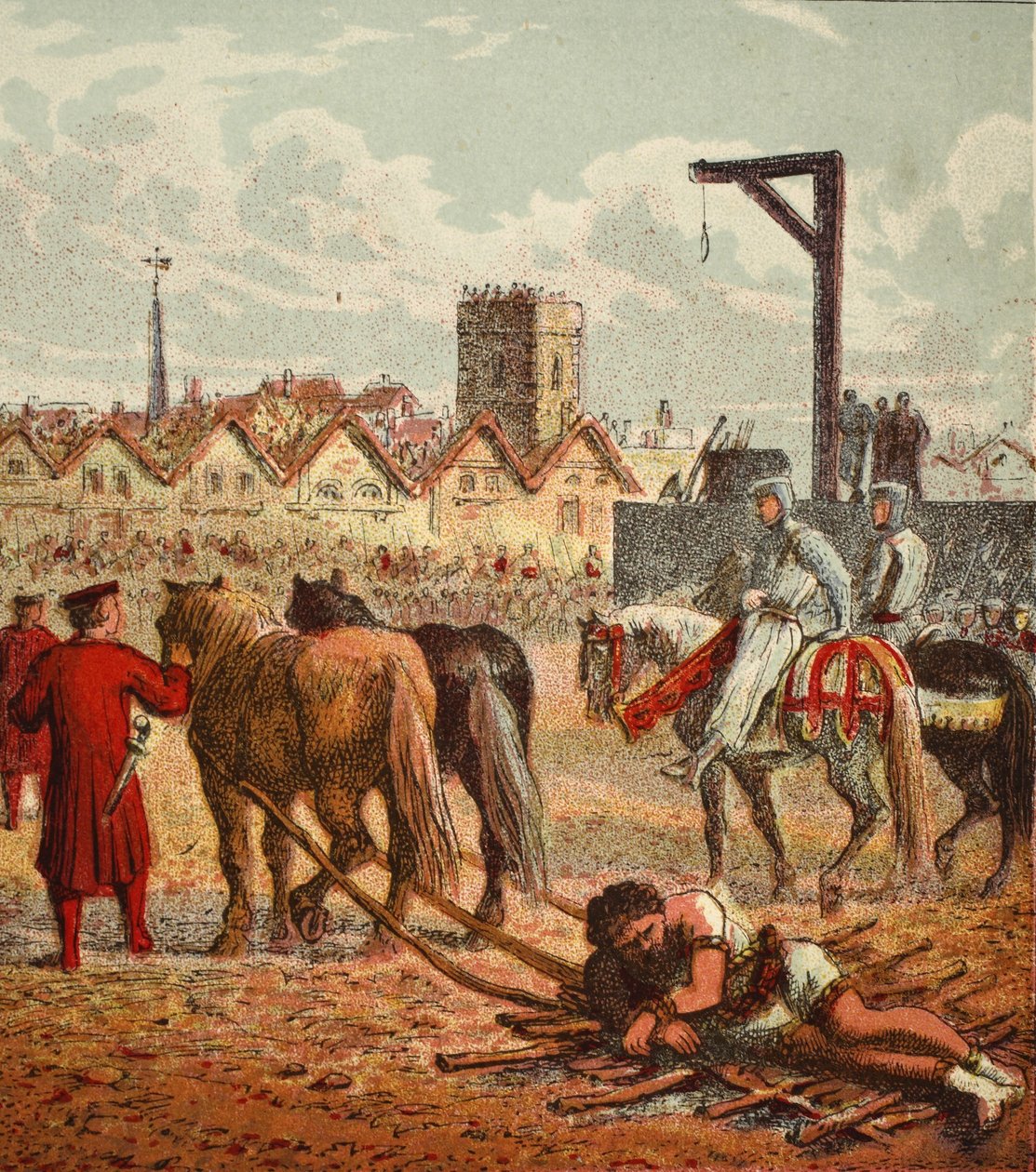 Wallace Executed, pub. 1890 af English School