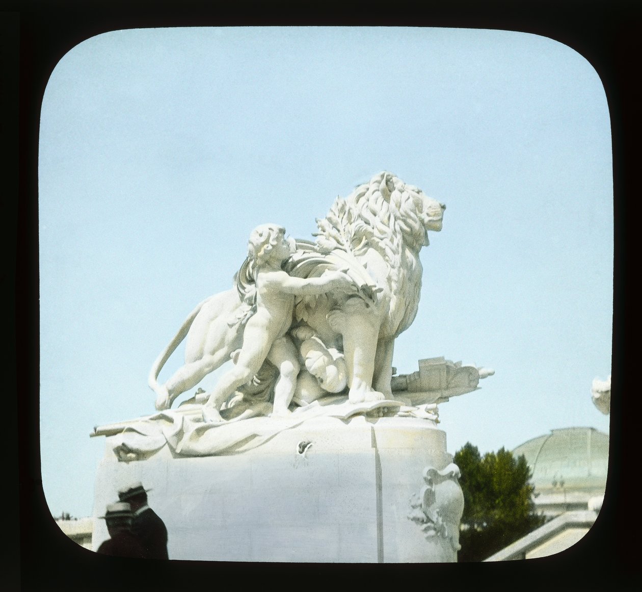 Paris-udstilling: Pont Alexandre III, 1900 (lanternerutsjebane) af French Photographer