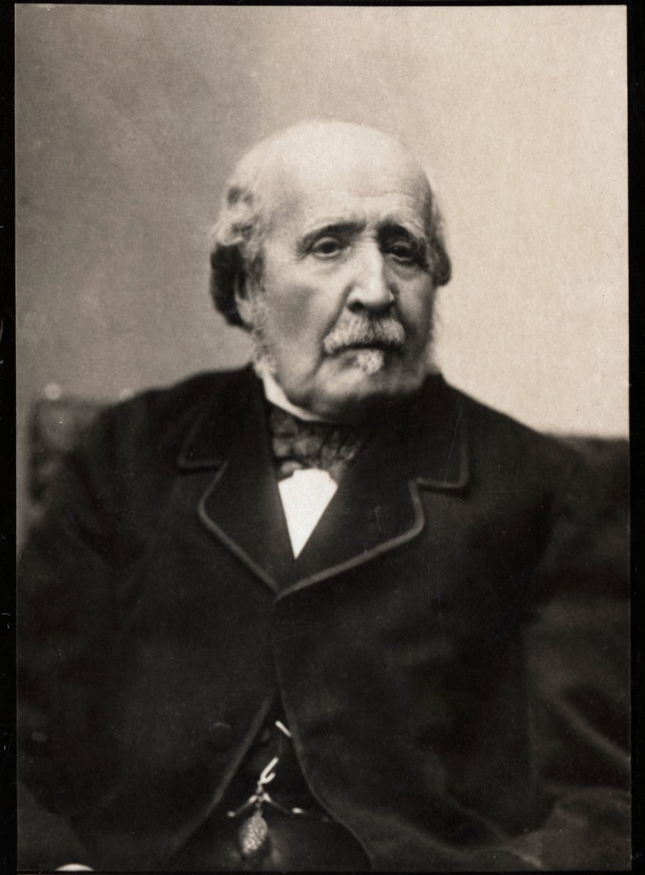 Portræt af Albert, 4. hertug de Broglie (1821-1901), fransk historiker og politiker. af French Photographer
