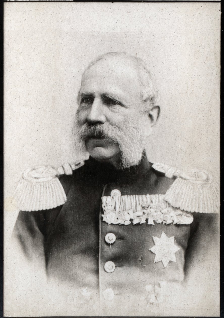 Portræt af Albert af Sachsen (Albert Frederic) (1828-1902), konge af Sachsen af French Photographer