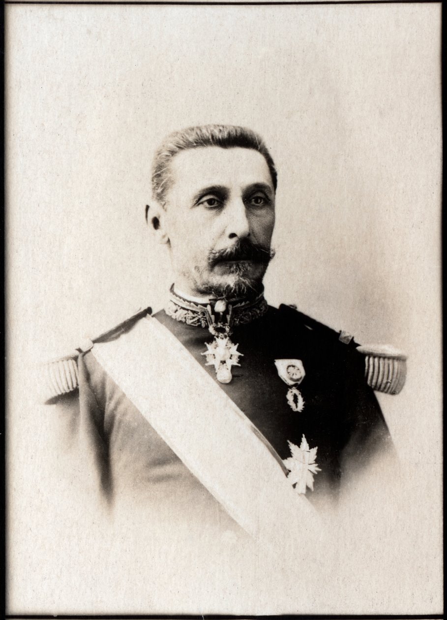 Portræt af Alfred Albert Gervais (1837-1921), fransk admiral. af French Photographer