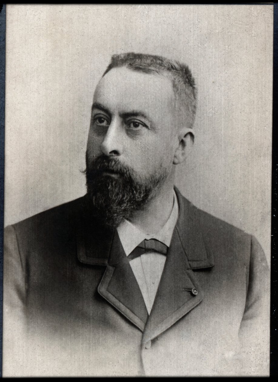 Portræt af Alfred Rambaud (1842-1905), fransk historiker. af French Photographer