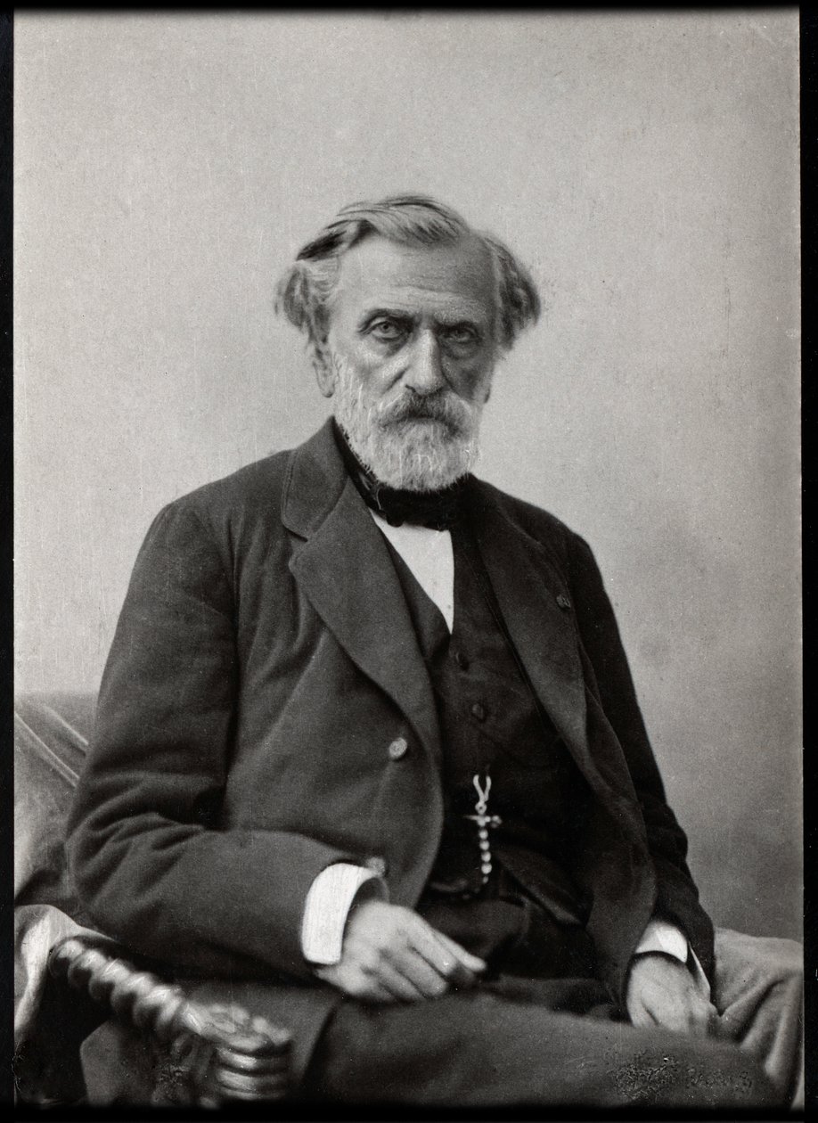 Portræt af Ambroise Thomas (1811-1896), fransk komponist. af French Photographer