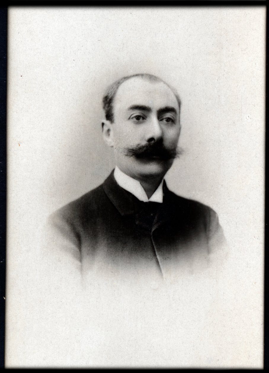 Portræt af Andre Messager (1853-1919), fransk komponist. af French Photographer