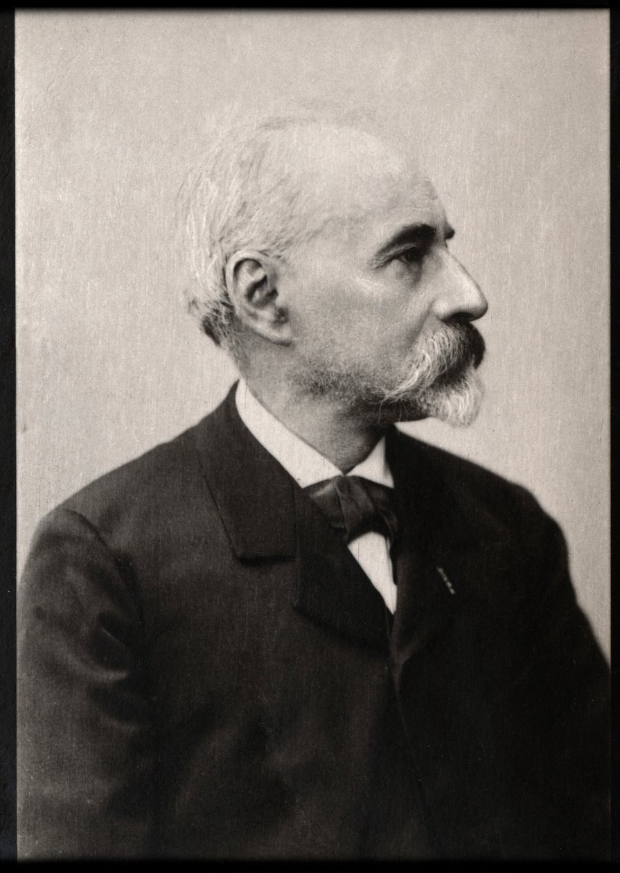 Portræt af Andre Theuriet (1833-1907), fransk digter og romanforfatter. af French Photographer