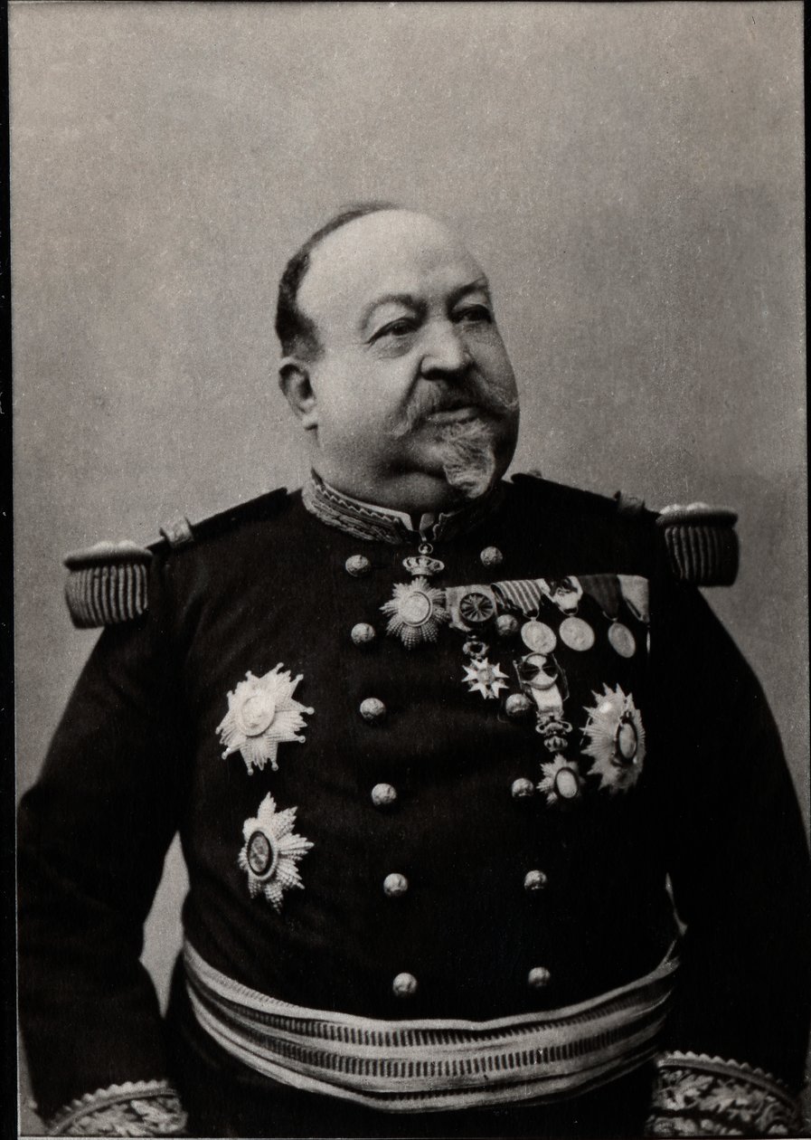 Portræt af Ange Laurent Giovanninelli (1837-1903), fransk general. af French Photographer