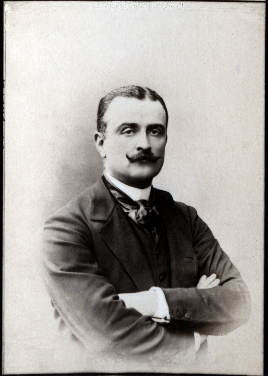 Portræt af Antoine-Amédée-Marie-Vincent Manca-Amat de Vallombrosa, Marquis de Mores (1858-1896) af French Photographer