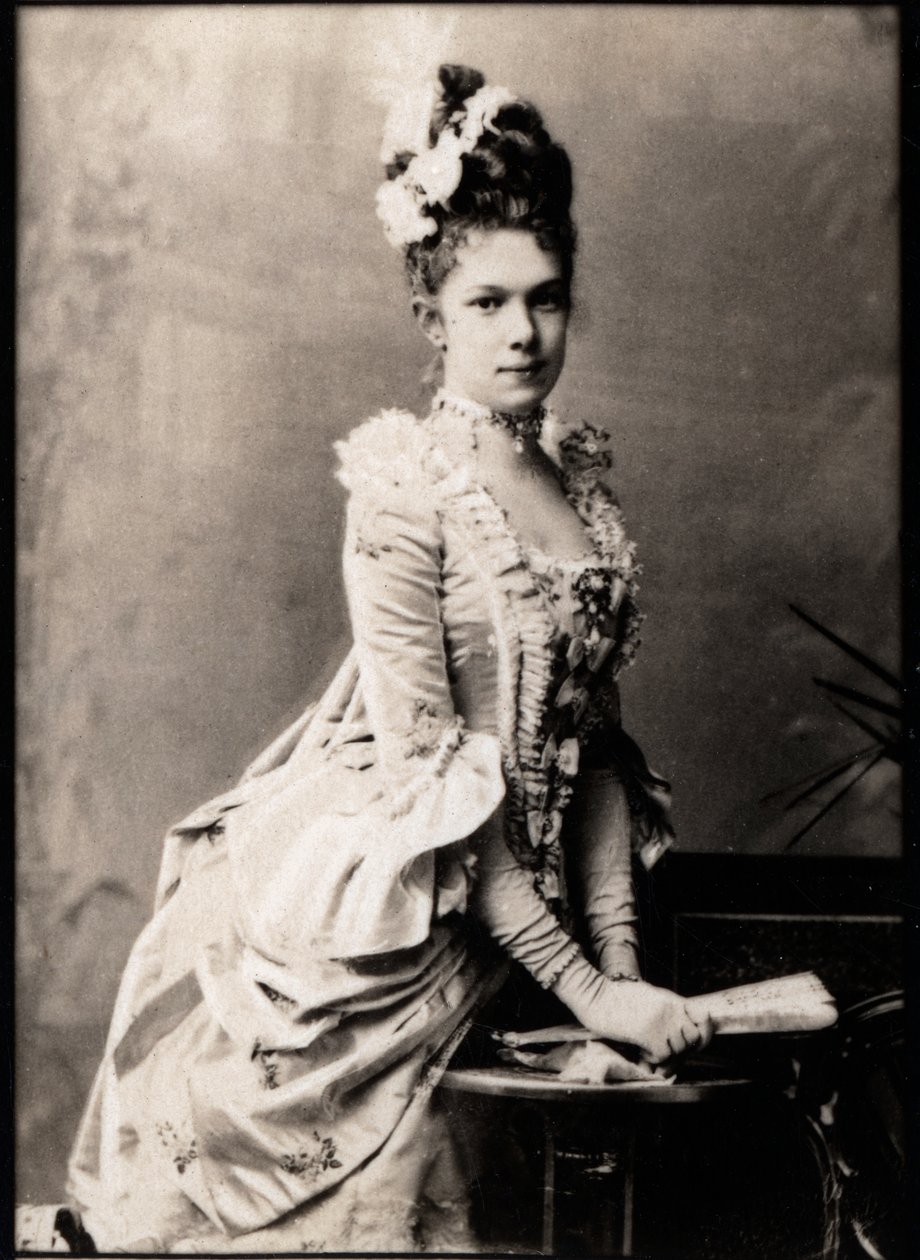 Portræt af ærkehertuginde Marie Valerie af Østrig (1868-1924). af French Photographer