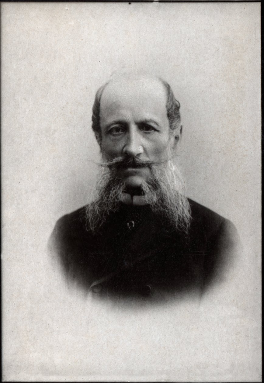 Portræt af Arthur Pavlovitch de Mohrenheim (1824-1906), russisk politiker og diplomat. af French Photographer