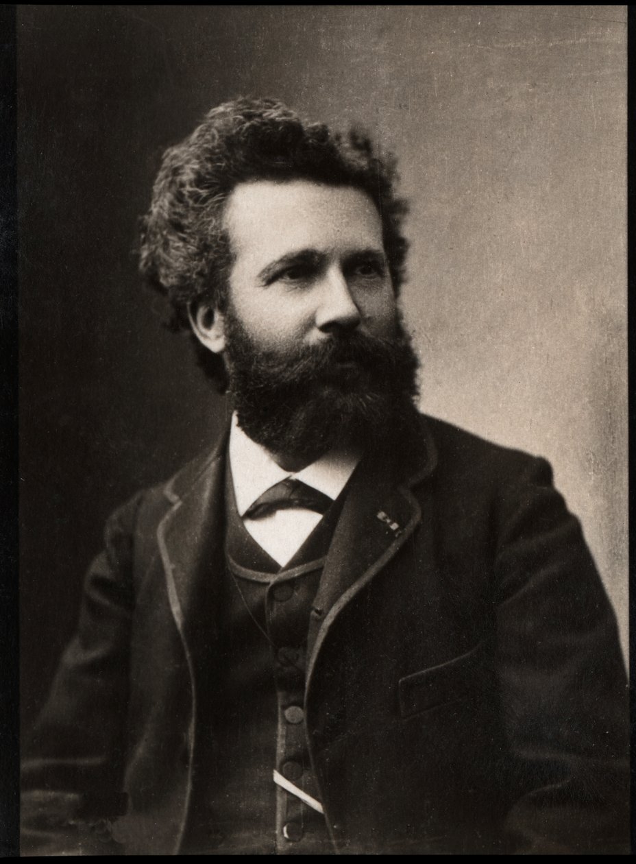 Portræt af Camille Flammarion (1842-1925), fransk astronom og forfatter. af French Photographer