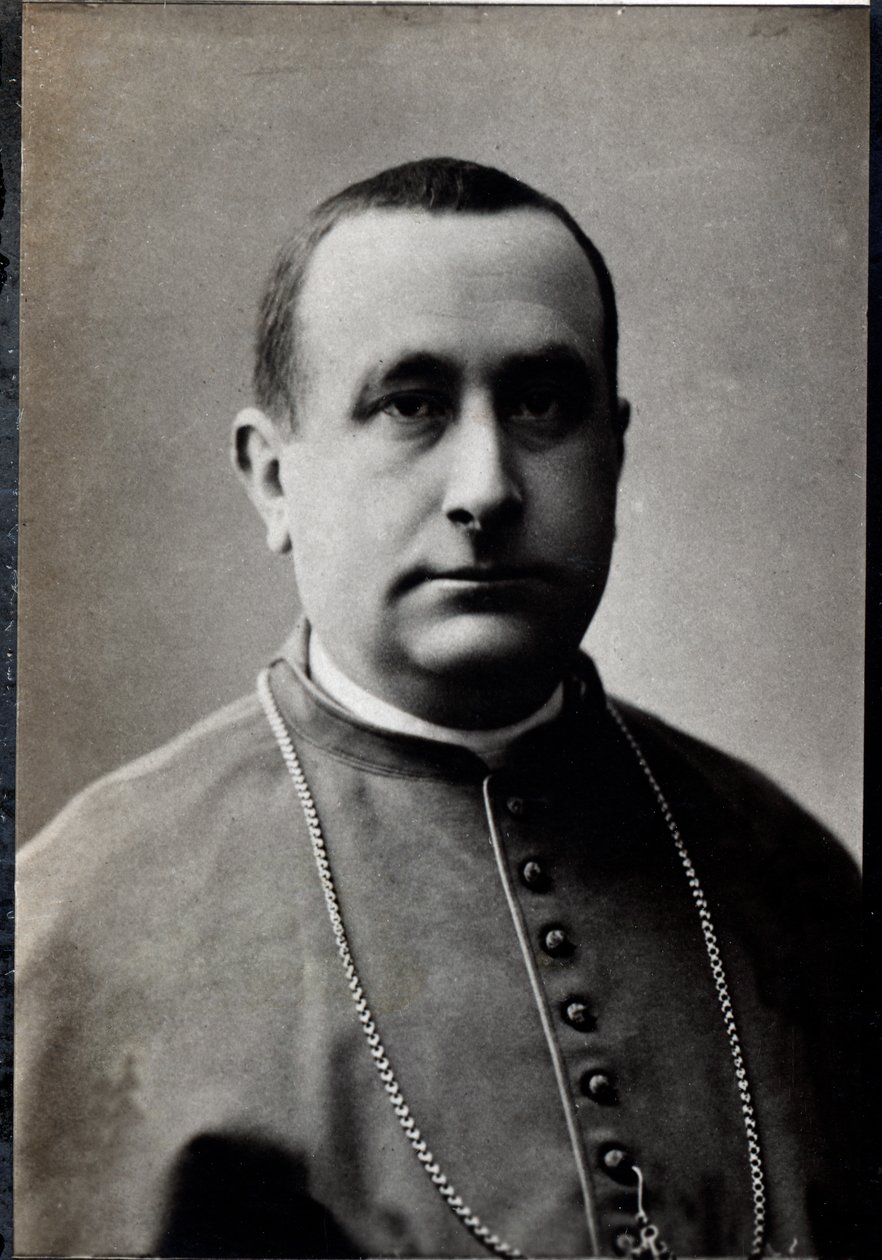 Portræt af Camillo Siciliano di Rende (1847-1897), italiensk kardinal. af French Photographer