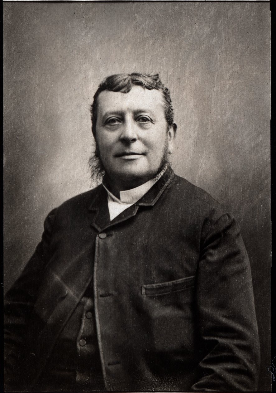 Portræt af Charles Gabriel Edgar Demange (1841-1925), fransk advokat. af French Photographer