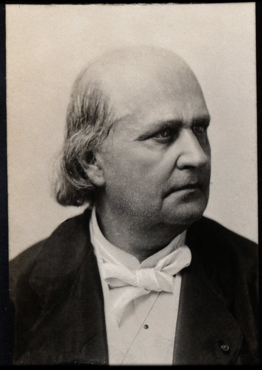 Portræt af Charles Marie Leconte de Lisle (de lIsle) (1818-1894), fransk digter. af French Photographer