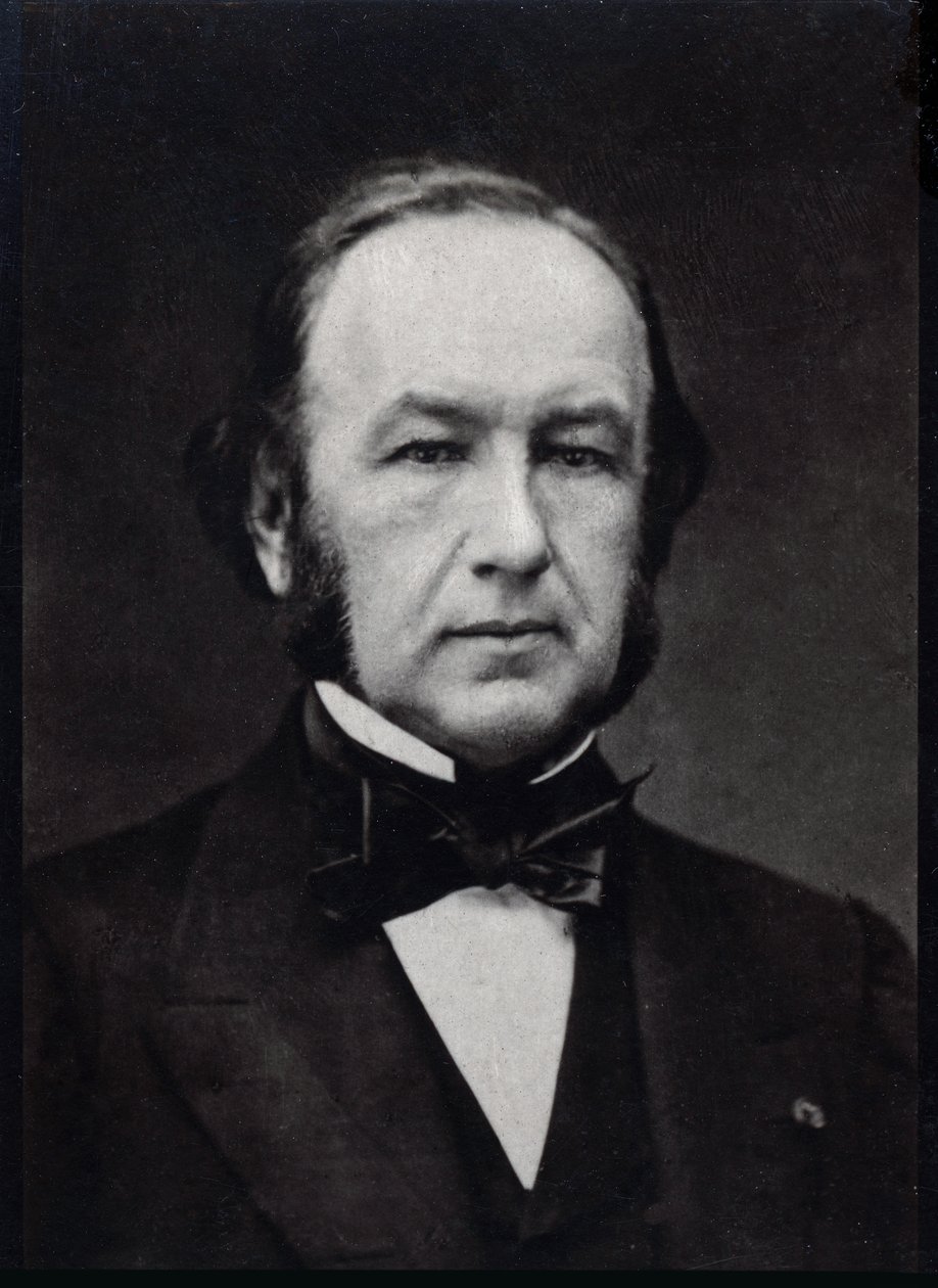 Portræt af Claude Bernard (1813-1878), fransk fysiolog. af French Photographer