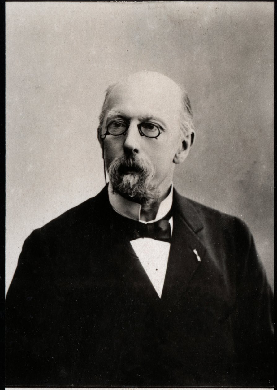 Portræt af Edmond Bertrand (f. 1842), fransk dommer. af French Photographer