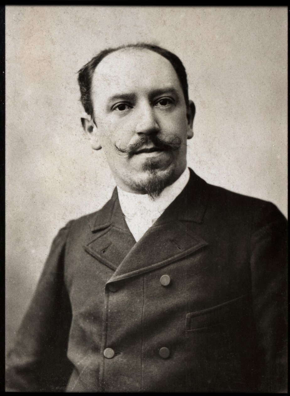 Portræt af Edmond Haraucourt (1856-1941), fransk forfatter og dramatiker. af French Photographer