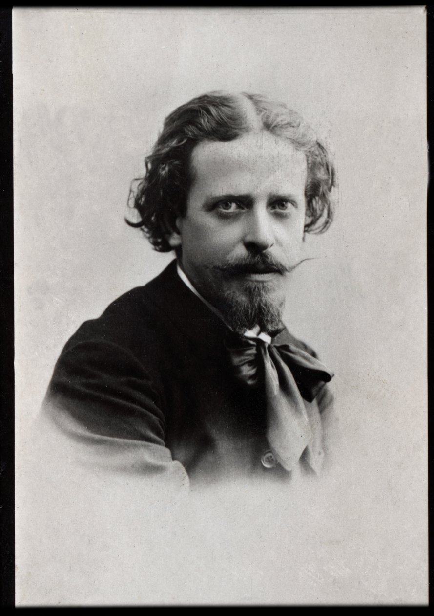 Portræt af Eugene Brieux (1858-1932), fransk dramatiker. af French Photographer