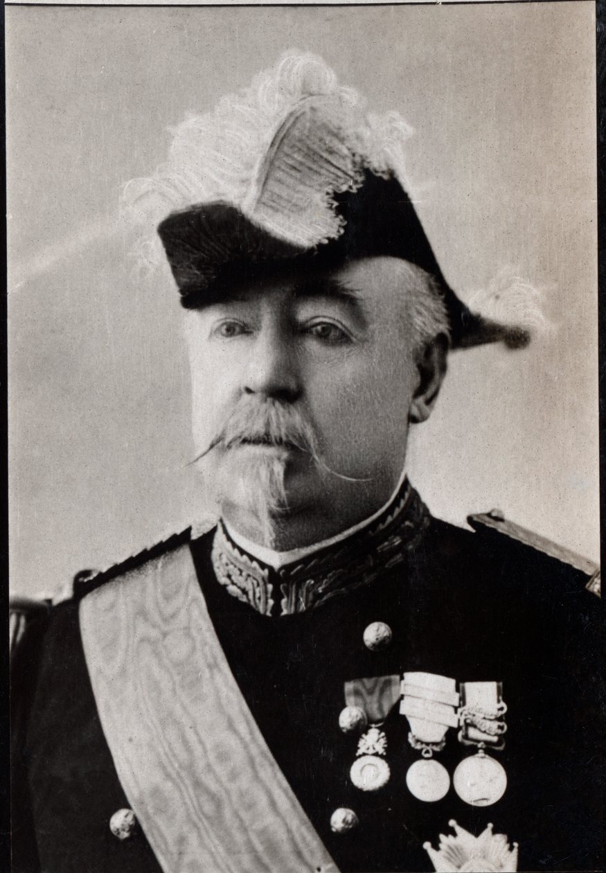 Portræt af Felix Gustave Saussier (1828-1905), fransk general. af French Photographer