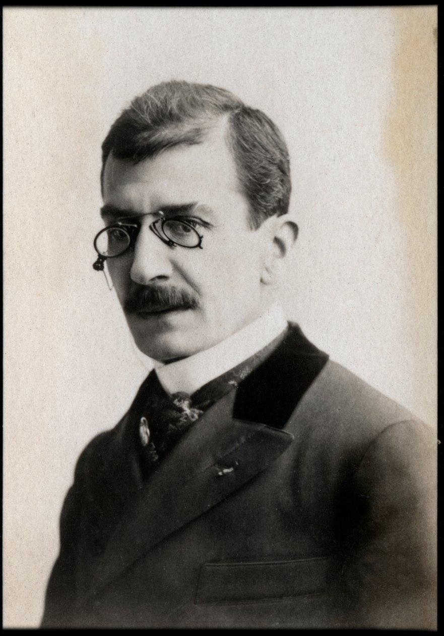 Portræt af Ferdinand Brunetiere (1849-1906) fransk forfatter og kritiker. af French Photographer