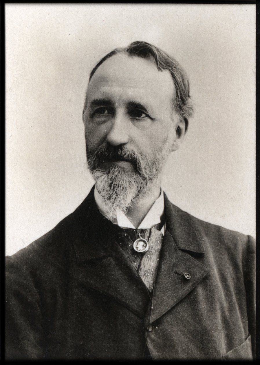 Portræt af Francois Clement Theodore Dubois (1837-1924), fransk komponist, organist og musiklærer. af French Photographer