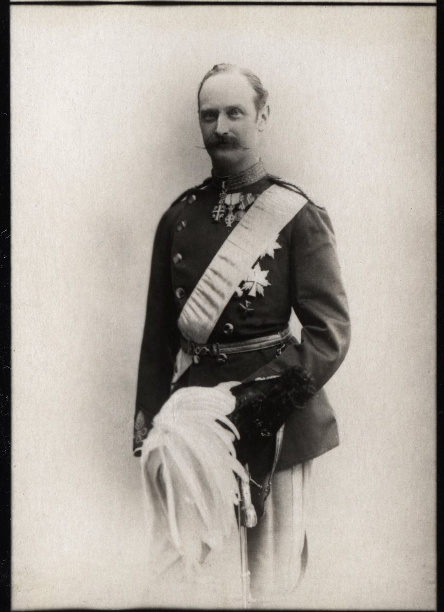 Portræt af Frederik VIII af Danmark (1843-1912), konge af Danmark. af French Photographer