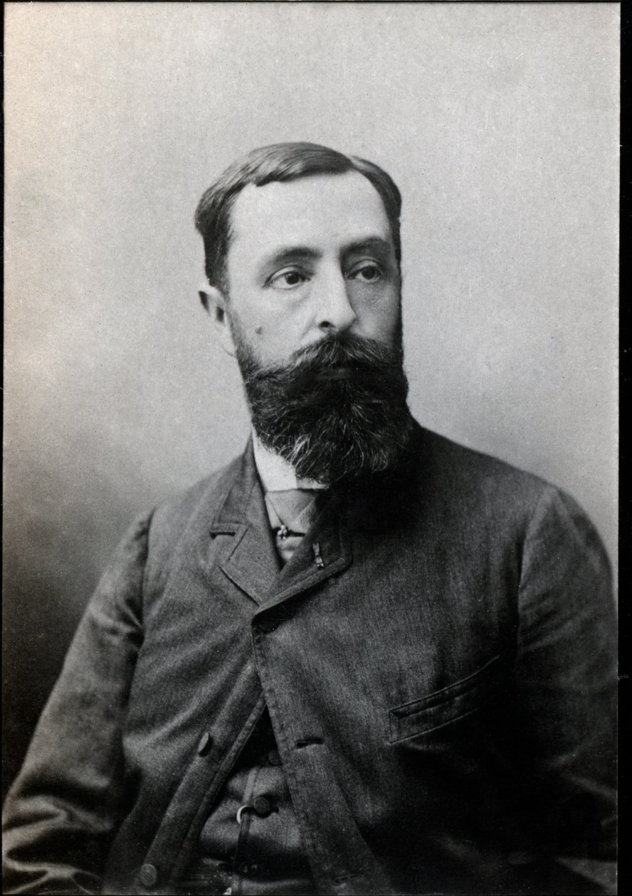 Portræt af Gaston Laurent Atthalin (f. 1848), fransk dommer. af French Photographer