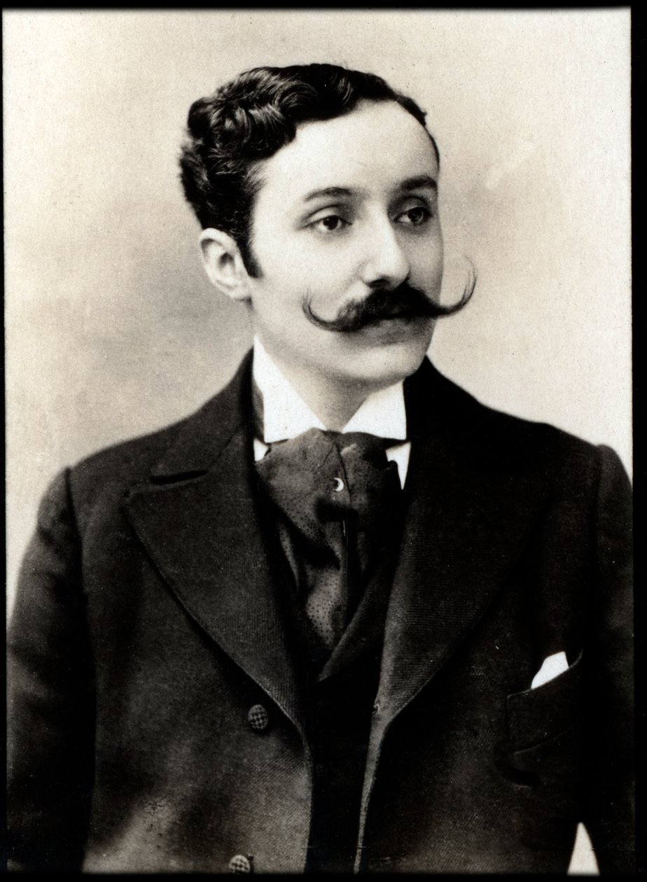 Portræt af Georges de Porto Riche (1849-1930), fransk dramatiker og romanforfatter. af French Photographer