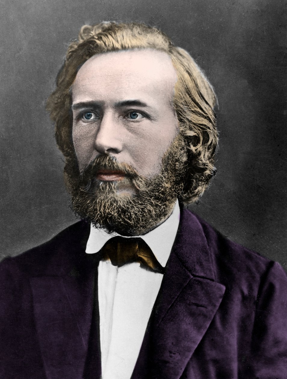 Portræt af den tyske naturforsker og filosof Ernst Heinrich Haeckel (1834-1919). af French Photographer
