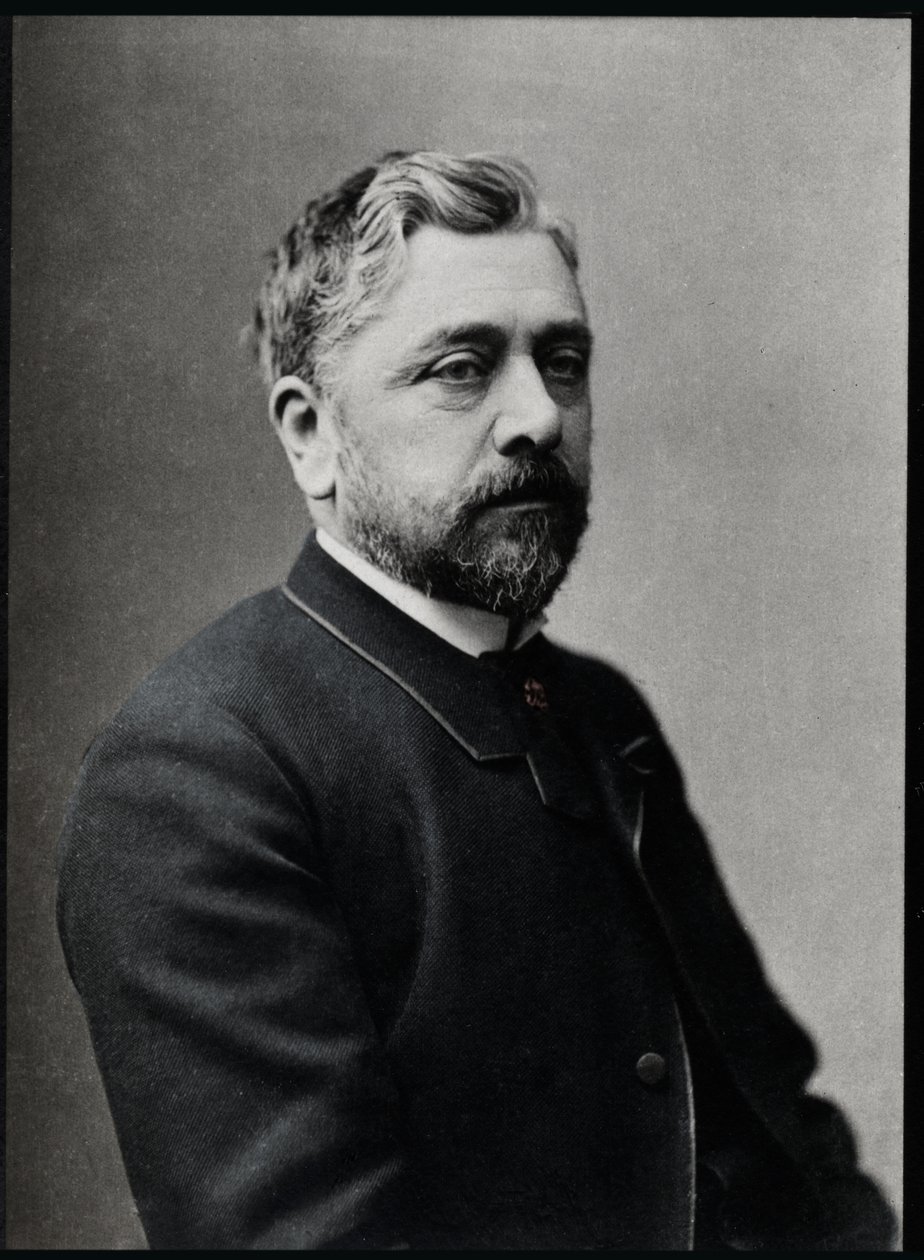 Portræt af Gustave Eiffel (1832-1923), fransk ingeniør. af French Photographer