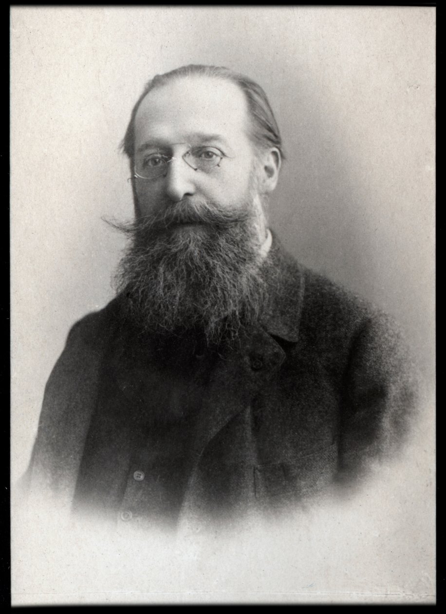 Portræt af Henri (Henry) Fouquier (1838-1901), fransk journalist, forfatter og politiker. af French Photographer
